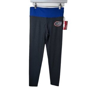 NEW Colosseum Womens Florida Gators Leggings Dark Gray With Blue Small-w/ Tags